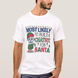 Camiseta 🤖Mais Provável Criar um Chatbot para o Papai Noel