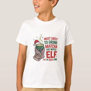 Camiseta Mais Provável de Estar na Lista de Natal do Papai