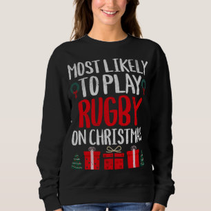 CAMISETA MAIS PROVÁVEL DE JOGAR ROGBY NO FERIDO DE NATAL