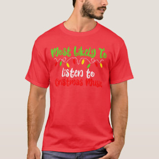 Camiseta Mais provável é o garoto natalino da Família de Mú
