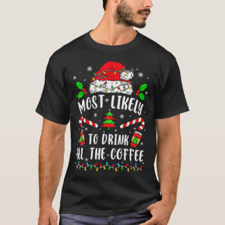 Camiseta Mais Provável Para Beber Toda A Família C Engraçad