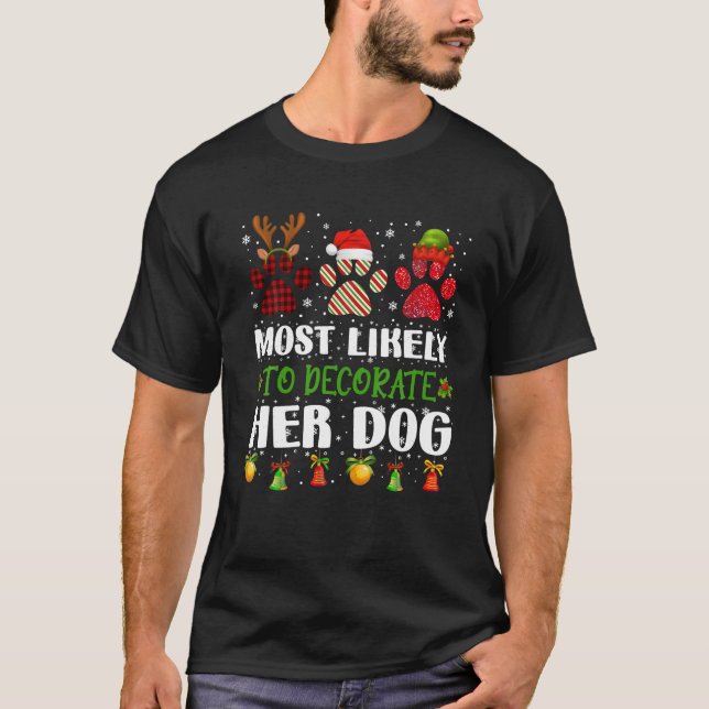 Camiseta Mais Provável Para Decorar O Natal De Sua Família  (Frente)