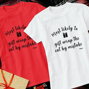 Camiseta Mais Provável Para Feriado De Grupo Familiar Corre