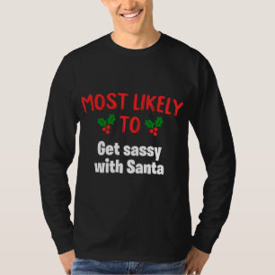 Camiseta Mais Provável Para Ficar Sensível Com O Natal Dos