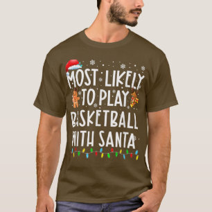 Camiseta Mais Provável Para Jogar Basquete Com A Família C 