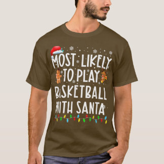 Camiseta Mais Provável Para Jogar Basquete Com A Família C