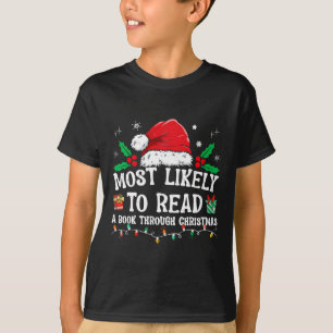 Camiseta Mais Provável Para Ler Um Livro Que Corresponde Ao