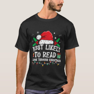 Camiseta Mais Provável Para Ler Um Livro Que Corresponde Ao
