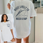 Camiseta Mais Provável Para O Cruzeiro De Férias Familiares<br><div class="desc">Embarque em uma aventura de cruzeiro com humor e estilo na "Camiseta de Cruzeiro Mais Provável para a Família Bachelorette". Esta camisa é a combinação perfeita de diversão e unidade, oferecendo um toque leve ao seu guarda-roupa de férias de cruzeiro. Quer você esteja criando camisetas de férias de cruzeiro em...</div>