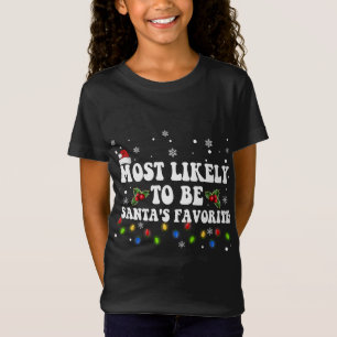 Camiseta Mais Provável Para O Natal Ser A Correspondência F
