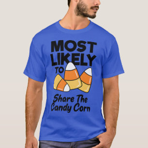 Camiseta Mais Provável Para Partilhar Os Adultos Do Candy C