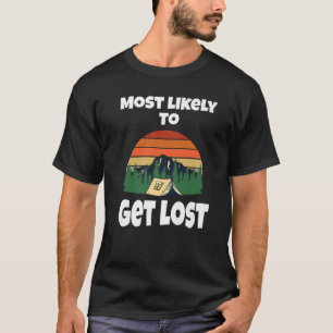 Camiseta Mais Provável Para Se Perder A Montagem Do Acampam