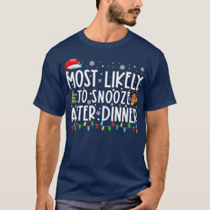 Camiseta Mais Provável Para Snooze Após A Família Jante Cor