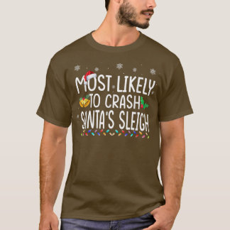 Camiseta Mais Provável Para Travar Papais noeis De Luz De P