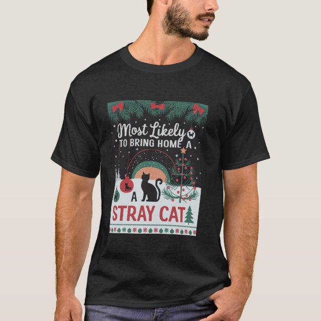 Camiseta Mais Provável Para Trazer Para Casa Um Natal De Ga (Frente)