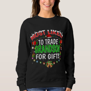 Camiseta Mais Provável Para Trocar A Luz Xmas Do Avô Santa
