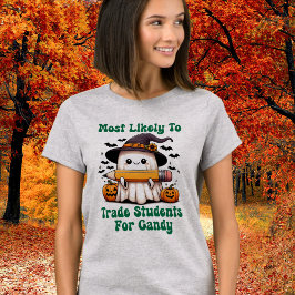 Camiseta Mais Provável Para Trocar Estudantes Por Professor