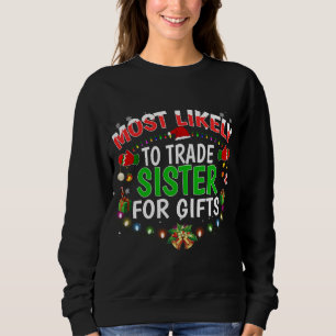 Camiseta Mais Provável Para Trocar Luzes De Natal Da Irmã S