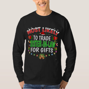 Camiseta Mais Provável Para Trocar O Natal Hat Cunhado