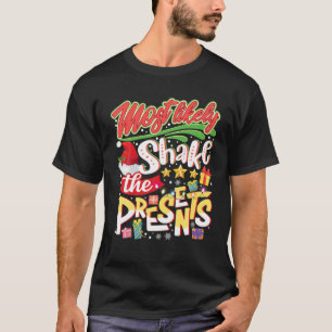Camiseta Mais Provável Que Aperte Os Presentes Feliz Natal