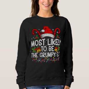 Camiseta Mais Provável Ser O Elfo Mal-Humorado Natal Divert