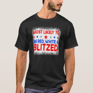 Camiseta Mais Provavelmente Branco Vermelho E Família Blitz