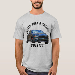 Camiseta Mais rápido do que uma bala de velocidade! Camiset