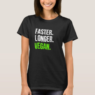 Camiseta Mais Rápido Vegano Vegetariano Veganismo Base Vege