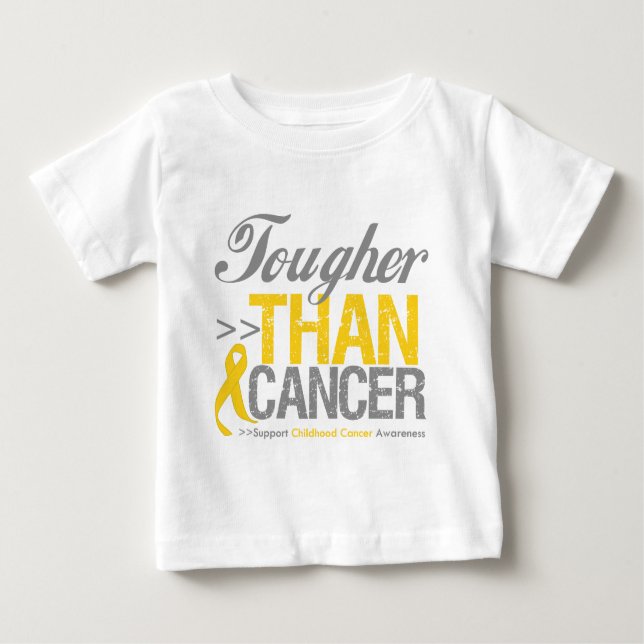 Camiseta Mais resistente do que o cancer - cancer da (Frente)