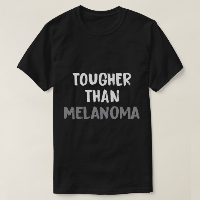 Camiseta Mais resistente que o Cancer - Suporte à conscient (Frente do Design)