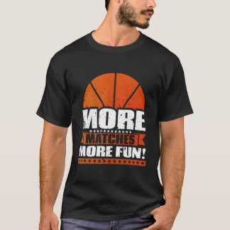 Camiseta Mais resultados do jogador de basquete divertido I