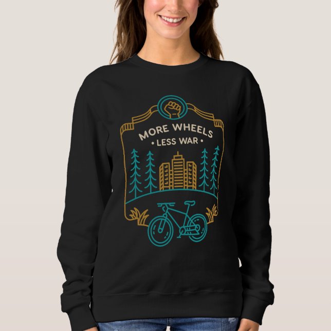 Camiseta Mais Rodas Menos Guerra 1 (Frente)