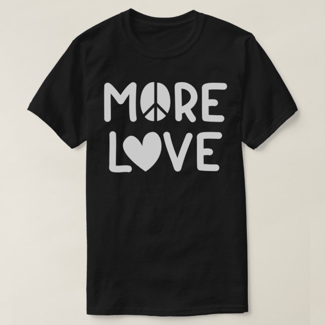 Camiseta Mais sinais de paz de amor para ele Seu Legal Vale (Frente do Design)