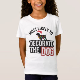 Camiseta 🐶 Mais Susceptível De Decorar O Feliz Natal Do Ca