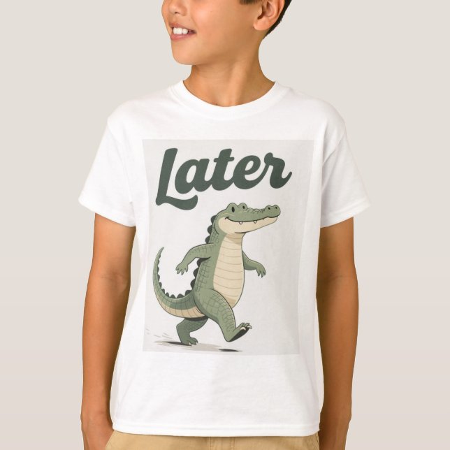 Camiseta Mais Tarde, Gator: Um Adeus Feliz (Frente)