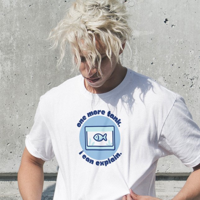 Camiseta Mais um Aquário que Posso Explicar Amante de Peixe (Criador carregado)