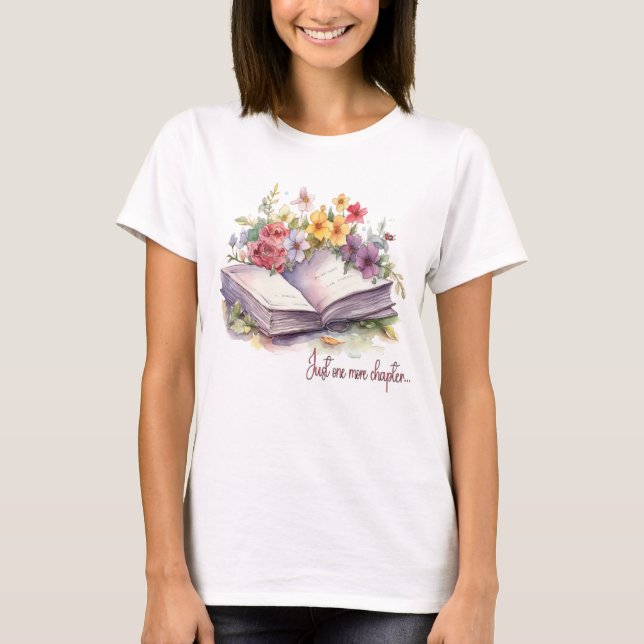 Camiseta Mais um Capítulo - Amante de Livros (Frente)