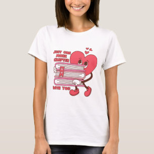 Camiseta Mais Um Capítulo Com Você Amante de Livros Românti