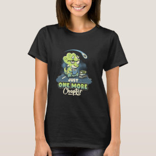 Camiseta Mais Um Capítulo Engraçado Dino Extinção Pun Bookw