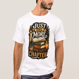 Camiseta Mais Um Capítulo Pilha de Livros Antigos
