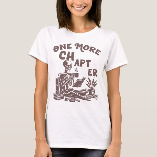 Camiseta Mais Um Capítulo, Sobre O Livro De Café (Frente)