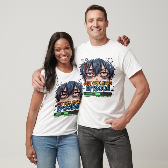 Camiseta Mais Um Episódio - Viciado em Animes (Unissex)