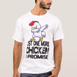 Camiseta Mais Um Frango Eu Prometo Frango Dab Dabbin