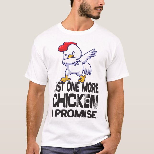 Camiseta Mais Um Frango Eu Prometo Frango Dab Dabbin (Frente)