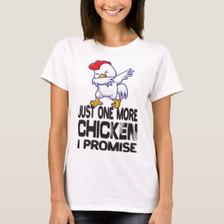 Camiseta Mais Um Frango Eu Prometo Frango Dab Dabbin