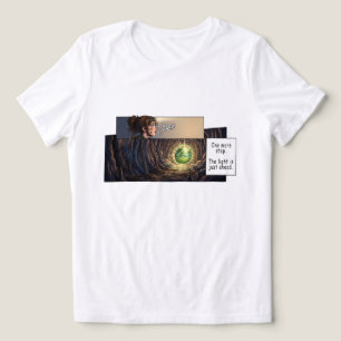 Camiseta Mais Um Passo A Luz Está Logo à Frente Manga Cave