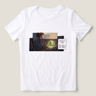 Camiseta Mais Um Passo A Luz Está Logo à Frente Manga Cave