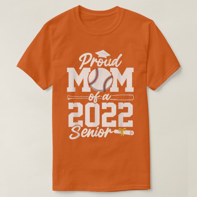 Camiseta Mais velho 2022 Leitor Baseball Classe De Formando (Frente do Design)