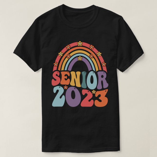 Camiseta Mais velho 2023 Boho - Classe Arco-Íris De Graduaç (Frente do Design)