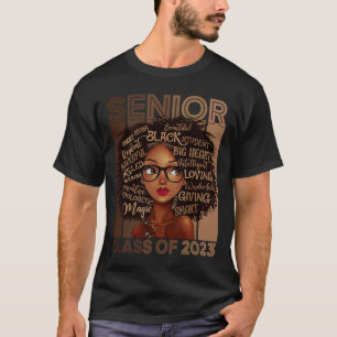 Camiseta Mais velho 2023 Classe BLM Afro Melanin African Pr